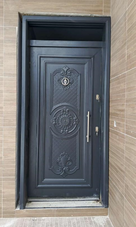  Desenli Antrasit Giriş Kapısı